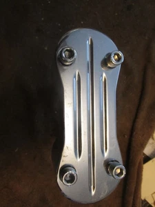 NEW Harley Davidson 6" straight riser can milled cap 1 " w 1 1/4" recess - Foto 1 di 4
