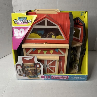 Tote-ables Barn Dollhouse with Doll Included, Storage, 30 Accessories - Image 1 of 3