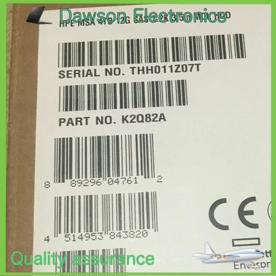 New HP MSA 4TB 12G SAS 7.2K 3.5IN MIDLINE HARD DRIVE 801557-001 K2Q82A  - Image 1 of 4