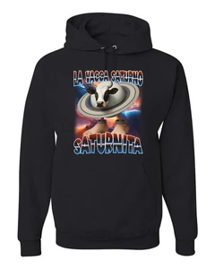 Sudadera con Capucha Divertida La Vacca Saturno Saturnita Brainrot - Imagen 1 de 28