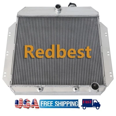 3Row Aluminum Radiator For 1960 1961 1962 Chevy GMC C10 C20 Pickup Trucks CC6062 Foto 1 de 4