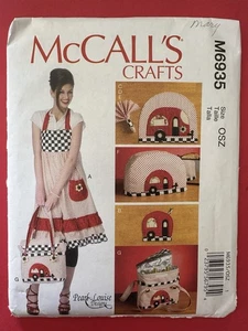 McCalls Crafts M6935 Schürze Gerätebezüge Schnittmuster ungeschnitten - Bild 1 von 2