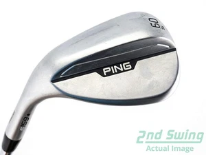Ping s159 Chrome Wedge Lob LW 60° Steel Stiff Left Black Dot 35.5in - Picture 1 of 8