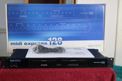MOTU MIDI Express 128 – 8-in/8-out, Plug-and-Play USB Interface. - Bild 1 von 4