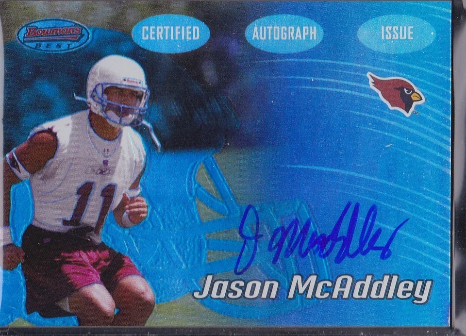 2002 Bowman's Best #138 Jason McAddley Auto RC Rookie! - Image 1 of 1