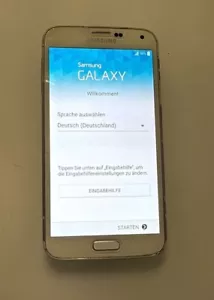 Samsung Galaxy S5 Weiss Händler, Garantie, volle Funktion, geprüft, Sm-g900f - Bild 1 von 3