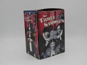 The Three Stooges VHS 5-Cassette Set, Good Time Home Video  - Picture 1 of 3