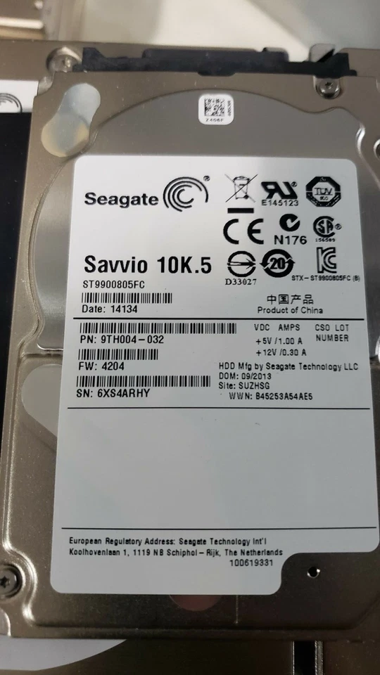 SEAGATE ST9900805FC 900GB 10K 64MB 9TH004-032 FC Fibre Channel 2.5" Hard Drive - Image 1 of 1