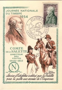 VAUCLUSE - AVIGNON - JOURNEE DU TIMBRE 1954 - COTE 22€ . - Picture 1 of 1