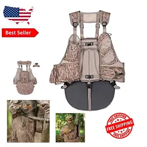 Outdoor Turkey Hunting Vest - Lightweight with Backpack & Pocket Storage [Camo] - Picture 1 of 7