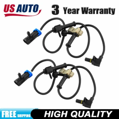 For Chevy Silverado Avalanche GMC Sierra 1500 HD Front Wheel Speed Sensors Set Foto 1 de 4