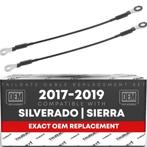 Tailgate Cable Set for Silverado, Sierra - Support Straps, Metal - Picture 1 of 5