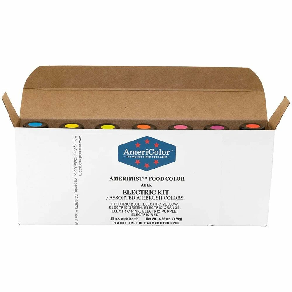 AmeriColor AmeriMist 7 Color Airbrush Electric Kit, 7 .65  - Image 1 of 1