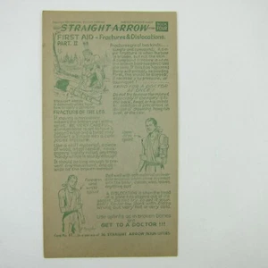 Nabisco Freccia Dritta Grano Triturato Indiano 1° Soccorso Libro 4 Card 17 Vintage 1952 - Foto 1 di 13