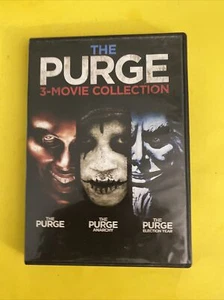 THE PURGE- 3 MOVIE COLLECTION (DVD COMBO) LIKE NEW CONDITION FAST FREE SHIPPING - Picture 1 of 8