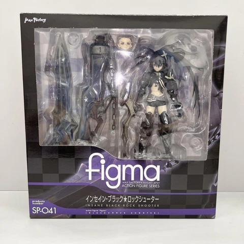 Max Factory figma Sp-041 Insane Black Rock Shooter Action Figure From Japan Cover