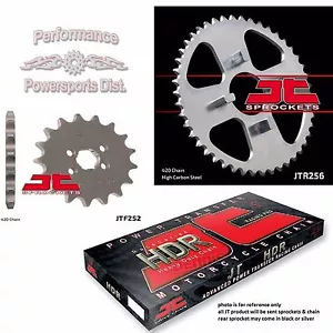 NEW JT-SPROCKET & HD CHAIN SET 13/36 with retainer HONDA TRX70 SPORTRAX 86-87 - Picture 1 of 6