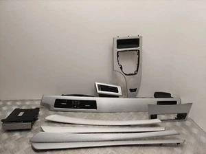 Kit de molduras interiores de aluminio cepillado molduras de panel de consola central BMW 5 E60 E61 - Imagen 1 de 24