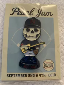 PEARL JAM CALAVERA PIN FENWAY PARK BOSTON RED SOX GUITARRA DE BÉISBOL VEDDER - Imagen 1 de 3