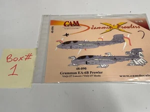 CAM Gruman EA-6B Prowler Airplane Decal Sheet 48090 - Foto 1 di 2