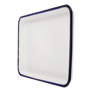  Rechteckige Emaille-Bräter-Backform, Küche, Kuchenform, Bräter, Backformen, - Bild 1 von 12