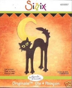Sizzix Originals CAT & MOON 655557 HALLOWEEN ¡Muy lindo! - Imagen 1 de 1