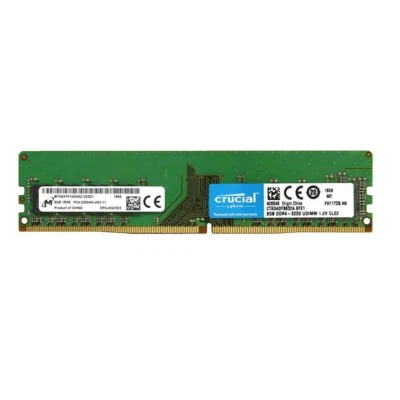 New Crucial 8GB DDR4 3200MHz PC4-25600 UDIMM Desktop Memory Ram CT8G4DFS832A - Image 1 of 4