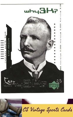 2000 Upper Deck Hitter's Club #58 Cap Anson Portrait Foto 1 de 2