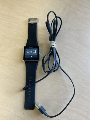 NICE! Sony Smart Watch SW2 For Android Bluetooth with Charging Cord - Image 1 of 4