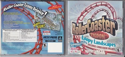 Vintage RollerCoaster Tycoon: Loopy Landscapes Expansion (PC, 1999) *COMPLETE* - Image 1 of 2