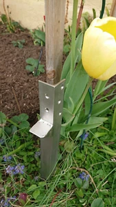 Erdspiesse Set - Edelstahl für Tomatenhaus - Bild 1 von 8