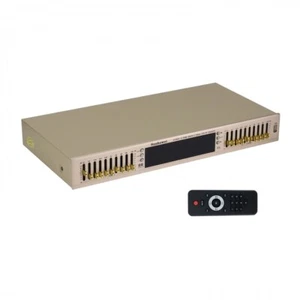 220V Stereo 10-band Graphic Audio Equalizer Receiver Treble & Bass Adjustment - Picture 1 of 6