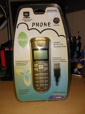 PD25oH USB Internet Phone for Skype, New, Free 2-3 Day Shipping - Image 1 of 2
