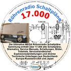 ✅DIE ULTIMATIVE  17000 SCHALTPLNE CD DVD  SAMMLUNG ALTE  RHRENRADIOS TUBE RADIO