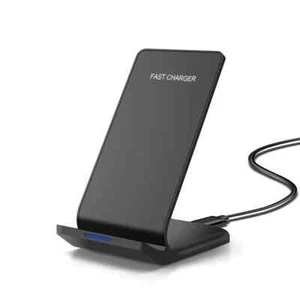 SuperFast Wireless Charger Stand Dock Pad For iPhone 14 13 12 11 Pro Max Samsung - Picture 1 of 6