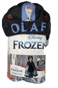 Frozen II Olaf Kids Snuggle Wrap Hoodie Cape Soft Cozy Blanket 31" x 55" NWT - Picture 1 of 5
