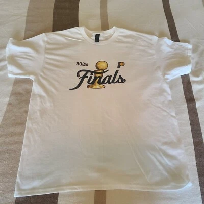 Indiana Pacers White 2025 NBA Basketball Finals Shirt Unisex - Image 1 of 4