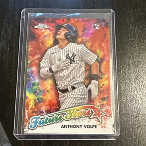 2023 Topps Chrome Update Series - Future Stars #FSU-6 Anthony Volpe (RC) - Picture 1 of 4