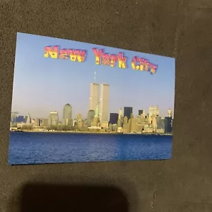 New York City. Twin Towers of the World Trade Center original post card - Picture 1 of 2