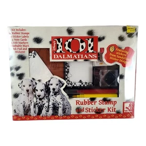 Disney 101 Dalmatians Rubber Stamp Kit Stationery Set Sandylion Stickers NOS NEW - Picture 1 of 4