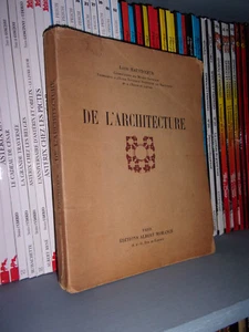 De l'architecture- Hautecoeur-1938-Editions Morancé-Arts. - Bild 1 von 1