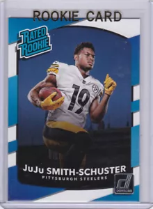 Juju Smith-Schuster Rookie Card 2017 Donruss NFL RC Pittsburgh Steeler KC CHIEFS - Bild 1 von 2