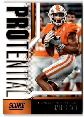 2023 Score Protential Jalin Hyatt #15 Tennessee Volunteers - Image 1 of 2