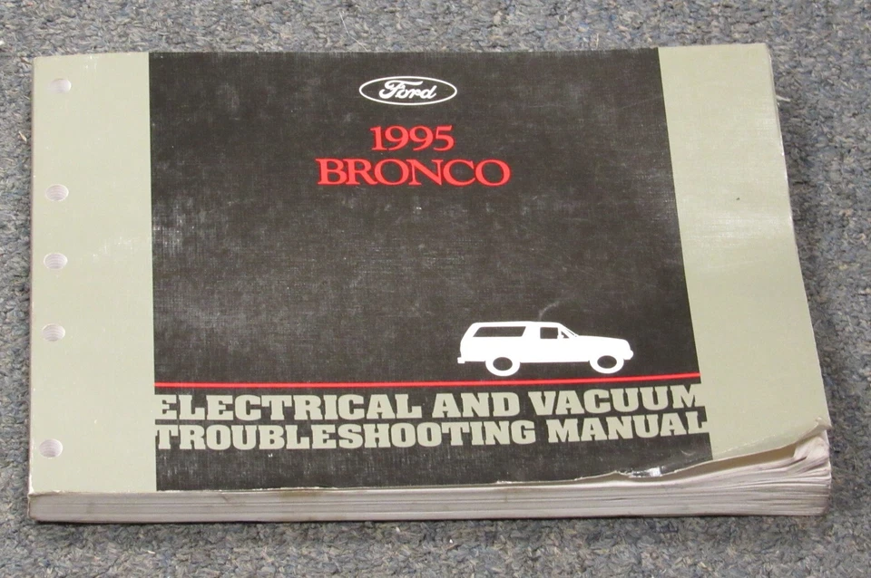 1995 Ford Bronco EVTM Electrical & Vacuum Wiring Diagrams Service Manual  - Image 1 of 1