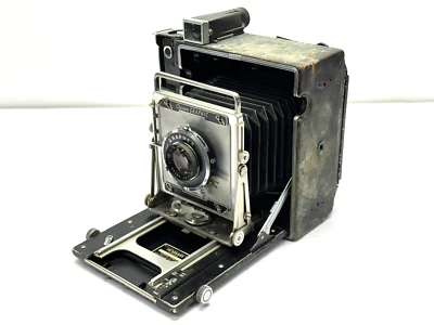 Graflex Speed Graphic 4x5 Camera w/ Graphex 101mm f4.5 Optar Lens Untested - Image 1 of 4