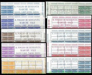 Pacchi in Concessione Blocco Angolare Lire 40 50 60 70 80 90 110 120 140 150 180 - Picture 1 of 5