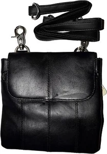 Nuevo Bolso de Mano de Cuero para Motociclista con Correa Negro Bolso de Mano Unisex Nuevo Bolso de Cuero - Imagen 1 de 12