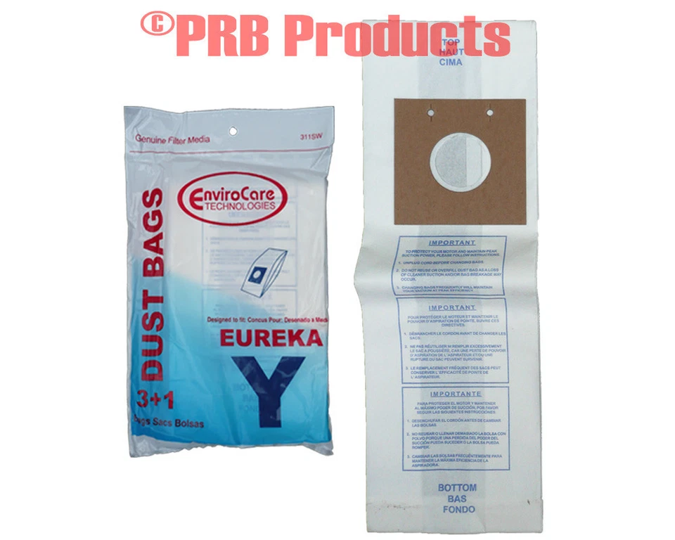 Eureka Electrolux Type Y 58183 Upright Vacuum Allergy Bags + 1 Filter Ultra Care - Image 1 of 1
