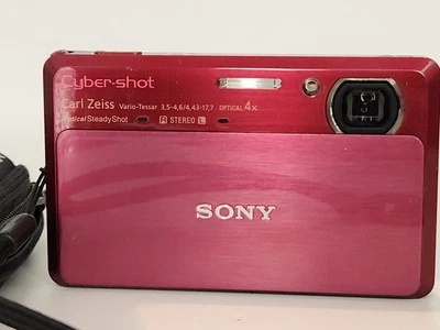 Sony Cyber-shot DSC-TX7 Red Compact Camera 10.2MP Carl Zeiss Vario-Tessar - Bild 1 von 4