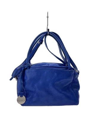 Carol J. Bolso de hombro de cuero azul Foto 1 de 4